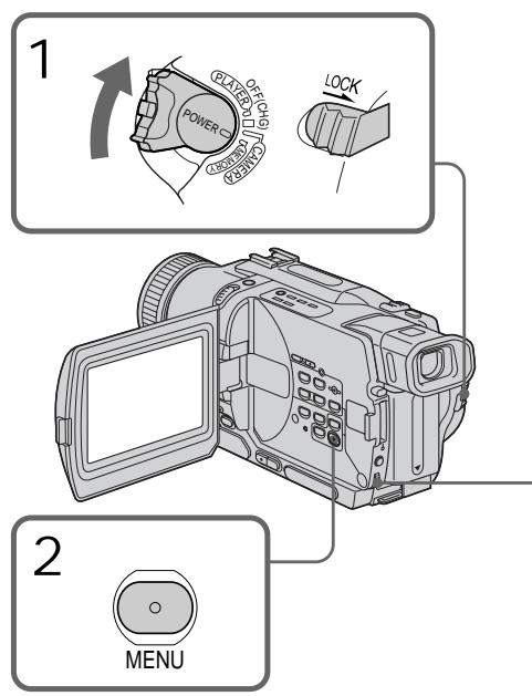 SONY DCR-TRV230E - Selecting image quality mode - 1