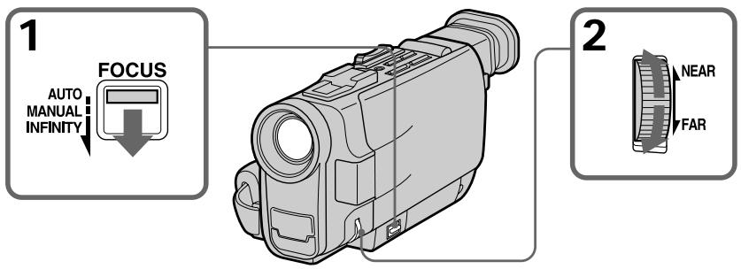 SONY DCR-TRV7 - Focusing manually - 1