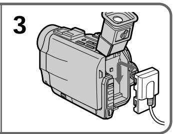 SONY DCR-TRV7 - Notas sobre las fuentes de alimentacion - 3