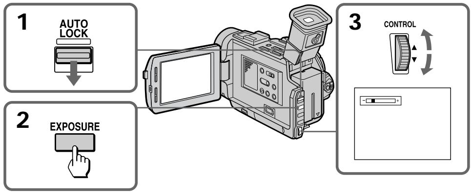 SONY DCR-TRV7 - Ajuste de la exposión - 1