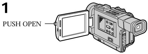 SONY DCR-TRV7 - Filmación con la pantalla LCD - 1