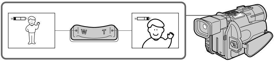 SONY DCR-TRV7 - Uso de la referencia de zoom - 1