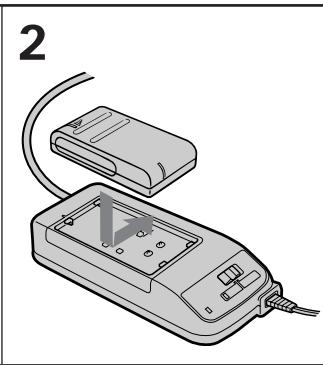 SONY CCD-TR506E - Charging the battery pack - 1