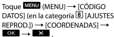 SONY HDR-TG5V - COORDENADAS - 1