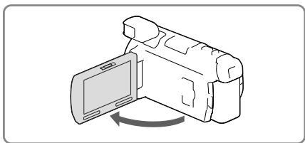 SONY HDR-PJ780E - A készülék bekapcsolása, valamint a dátum és az idő beállításá - 1
