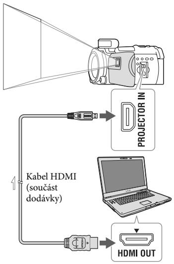SONY HDR-PJ780E - Použití projektoru pro počitač nebo chytrý Telefon - 1