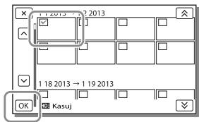 SONY HDR-PJ780E - Usuwanie filmów i zdjęc - 2