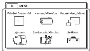 SONY HDR-PJ780E - A menük használata - 2