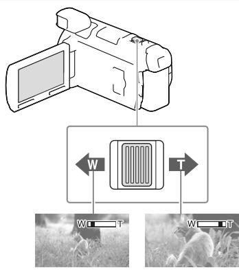 SONY HDR-PJ780E - Obrazdoğan powiększać lub pomniejszać przysem uwajć dzwignie regulaciżbliżenia. - 1