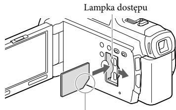 SONY HDR-PJ780E - Wkładanie karty pamięci - 1