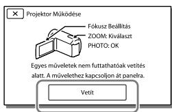 SONY HDR-PJ780E - A beépített kivetító használata - 3