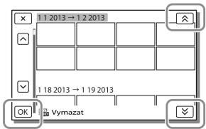 SONY HDR-PJ780E - Vymazání všech videoklipú/fotografia   k vybranému dati najednou - 1