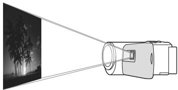 SONY PJ220,  PJ320,  PJ650 - Gebruik van de ingebouwde projector (modellen met een projector) - 1