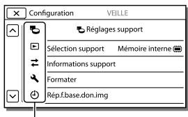 SONY PJ220,  PJ320,  PJ650 - Trouver une option rapidement - 1