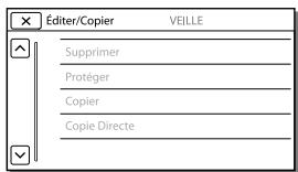 SONY PJ220,  PJ320,  PJ650 - Lorsque vous ne pouvez pas seLECTIONner une option d'un menu - 1