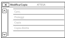 SONY PJ220,  PJ320,  PJ650 - Quando non si riesce a selezionare una voce di menu - 1