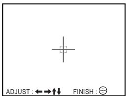 SONY KP-FS53M61 - Adjusting the convergence manually - 5