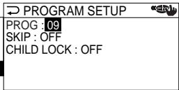 SONY KP-FS53M61 - Blocking channels ("CHILD LOCK") - 3