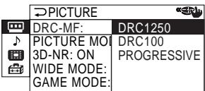 SONY KP-FS53M61 - Changement du réglage "PICTURE" - 7