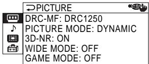 SONY KP-FS53M61 - Changement du réglage “SETUP” - 3