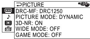 SONY KP-FS53M61 - Changement du réglage "MULTI PICTURE" - 3