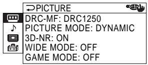 SONY KP-FS53M61 - Changing the "SETUP" setting - 3