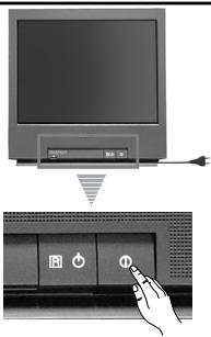SONY KV-21FT1K - A TV bekapcsolása és automatikus hangolás - 2