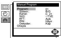 SONY KV-21FT1K - PROGRAM SIRALAMA - 5