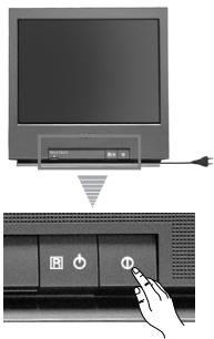 SONY KV-21FT1K - Включение и автоматическая настройка телевизора - 2