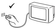 SONY KV-21FT1K - Общие правила техники безопасности - 2