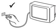 SONY KV-21FT1K - Bezpečnostní opatření - 2