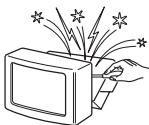SONY KV-21FT1K - Общие правила техники безопасности - 4