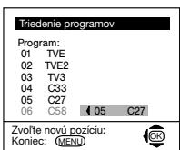 SONY KV-21FT1K - Zapnutie a automatické naladenie televízora - 14