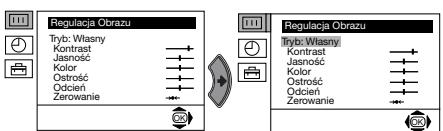 SONY KV-21FT1K - Krótki przewodnik po systemie menu - 1
