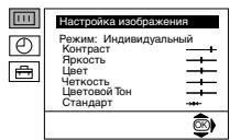 SONY KV-21FT1K - НАСТРОЙКА ИЗОБРАЖЕНИЯ - 1