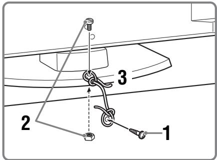 SONY KDL-32P3600 - 4: Impedir que o televator se vire - 2