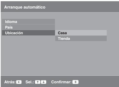 SONY KDL-32P3600 - 6: Señ Concepción del idioma, del País/region y de la ubicación - 6