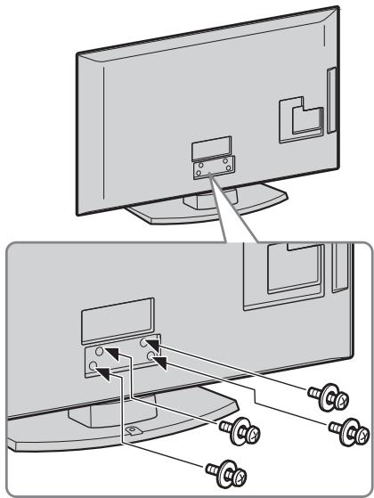 SONY KDL-32P3600 - : Fixation du pied - 2