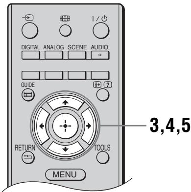SONY KDL-32P3600 - 6: Selezione della lingua, della nazione/regione e del luogo - 2