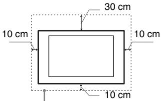 SONY BRAVIA KDL-26BX321 - Aération - 1