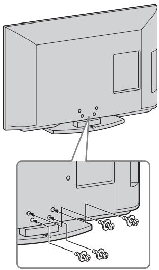 SONY BRAVIA KDL-26BX321 - 2: Fixar a base - 3