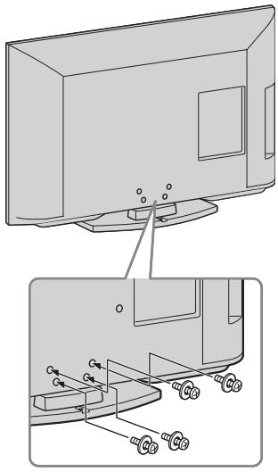 SONY BRAVIA KDL-26BX321 - : Fixation du support - 3