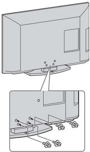 SONY BRAVIA KDL-26BX321 - 2: Fissaggio del supporto - 3