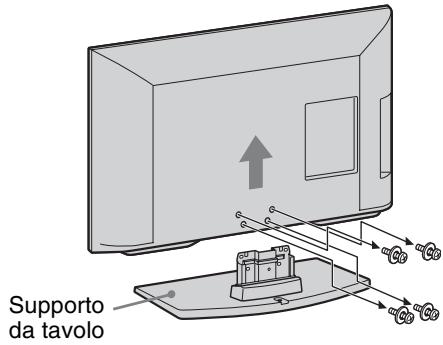 SONY BRAVIA KDL-26BX321 - Rimozione del supporto da tavolo dal televisore - 2