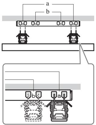 SONY BRAVIA KDL-26BX321 - Diagrama/taula de les ubicacions dels caragols i els ganxos - 2