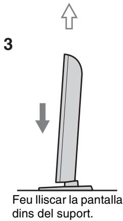 SONY BRAVIA KDL-26BX321 - Ajustament de l'angle de visió del televisor (només per als models NX520) - 6