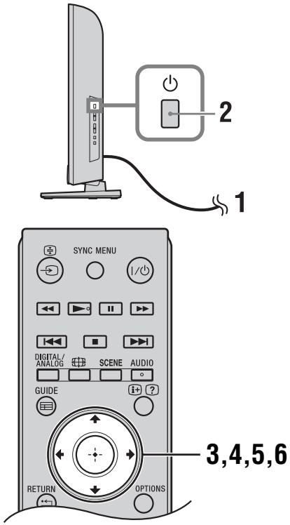 SONY BRAVIA KDL-26BX321 - 5: Selezione di lingua, nazione/regione e luogo - 1