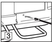 SONY BRAVIA KDL-37EX725 - 6: Rangement du cordon d'alimentation/Rangement des câbles - 6