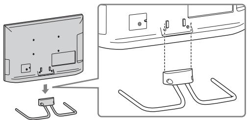 SONY BRAVIA KDL-37EX725 - 1: Fixation du support de table - 3