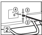 SONY BRAVIA KDL-37EX725 - 6: Uloženie napájacieho kábla/Zviazanie káblov - 7